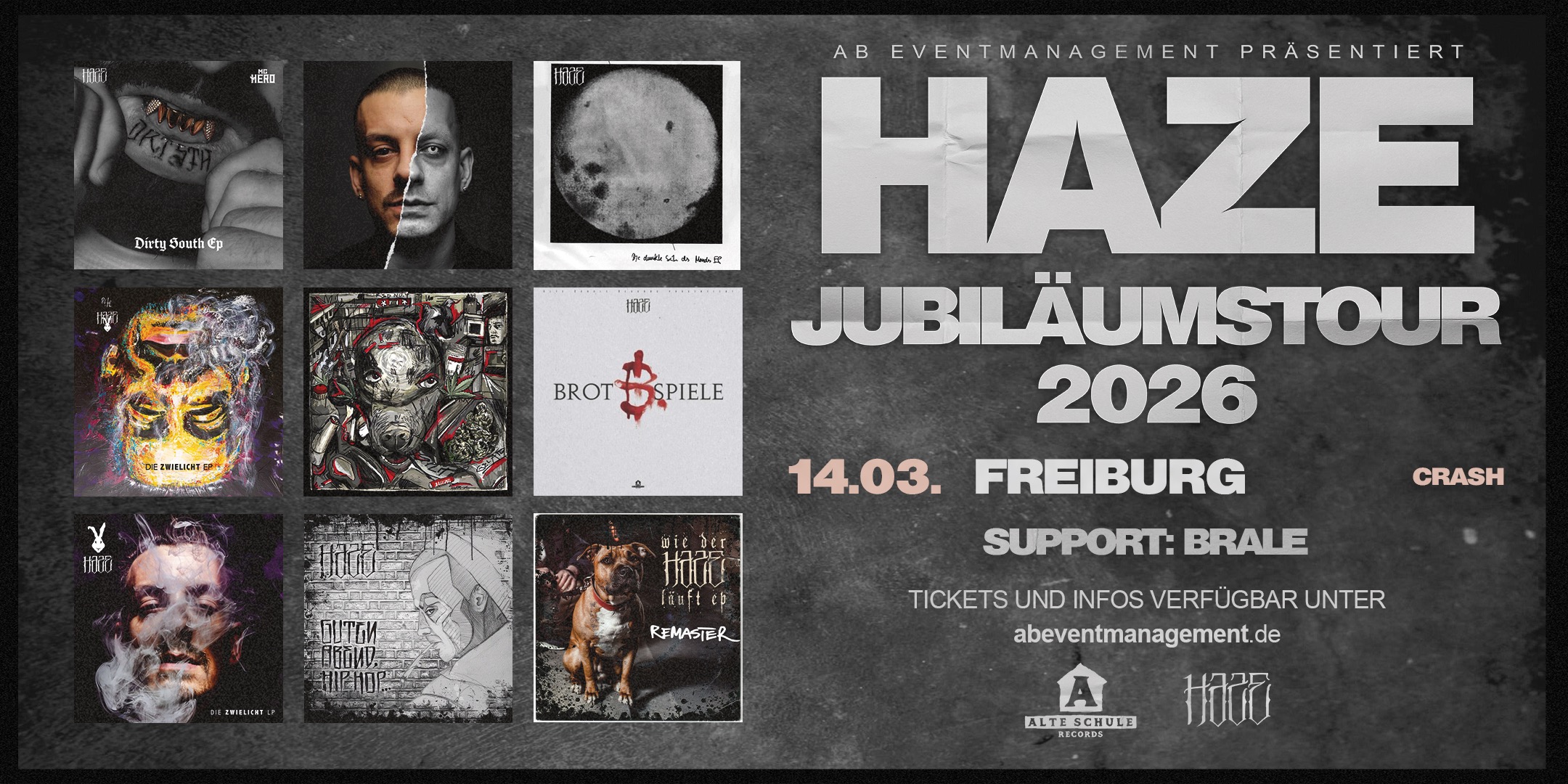 HAZE Jubiläumstour 2026 – Freiburg